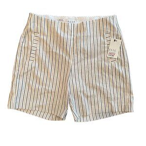 Elle Womens Comfy Mid-Rise Bermuda Shorts Size Medium